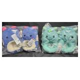 2- Squishmallows slippers kid's size 4/5