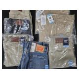 Men's size 32x30 Levi's jeans and Lands End
