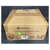 4Pc. Modern Stoneware Mug Set, Black