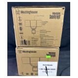 2- Westinghouse Motion Activated Security Lights