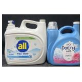 1.62 gal. All free & clear detergent & 150 fl oz
