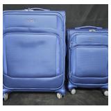 Samsonite Rolling luggage w/ carry on. Sapphire