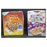 Cereal: Honey Nut Cheerios 48oz. Cinnamon Toast