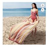 2-Pack Adult Sand-Friendly Beach Towels, 40'x 72'