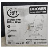 Serta Professional Office Chair in Brown. Not