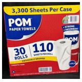 30ct. Box of POM Paper Towel Rolls