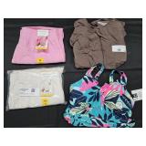 Women's size Medium shorts, romper and bathing