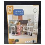 6pc. Wooden Doll Set