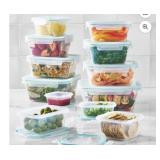 24-Piece Plastic Food Storage Set