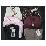 Women's size X-Large sweaters and jackets. New w/
