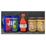 2-48oz Jif extra crunchy peanut butter, 44oz