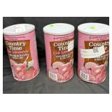 3- 82.5oz. Canisters of Country Time Pink