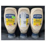 3-25 fl oz Hellmannï¿½s mayonnaise