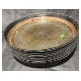17- Deep Dish Round Aluminum Baking Trays,