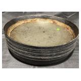 15- 15? Deep Dish Aluminum Baking Pans, Used