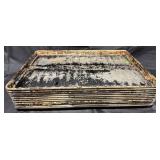 11- Aluminum Baking Sheets, 26ï¿½ x 18ï¿½, Used
