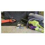 Echo gas powered chainsaw, Poulin 40cc chainsaw