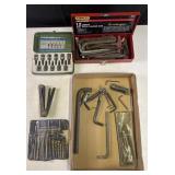 Group of Allen wrenches, 12 piece 3/8 drive hex