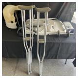 2 booster seats, shower stool, 2 pair of