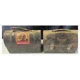 2 vintage metal lunchboxes