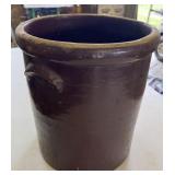 Earthenware crock, 12ï¿½ x 14ï¿½ high