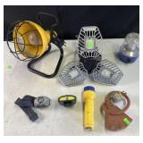 Group of lights, headlamps and more