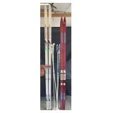 2 sets of cross country skis & poles, Rawlings
