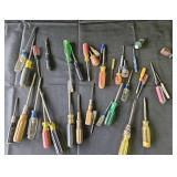 Screw drivers, flathead and Phillips