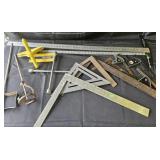 Squares, rulers, 4-way, mixing attachments