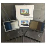 2 17.9ï¿½ Portable DVD Players with 15.6ï¿½ HD swivel