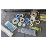 Tape rolls: duct, masking, electric. Weather