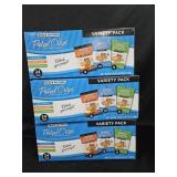 3- Snack Factory pretzels 24 count variety pack