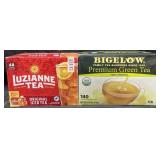 48 gallon size Luzianne iced tea bags & 140