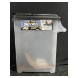 Buddies pet food dispenser with scoop,
