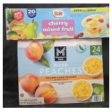 Dole cherry mixed fruit 20 count cups. Diced