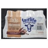Fairlife Chocolate protein shakes 12 pack 11oz