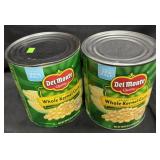 2- 106oz. Cans of Del Monte Whole Kernel Corn
