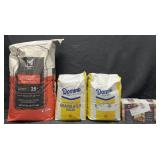 25lb bag all purpose flour, 2-10lb bags of Domino