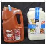 Frank's Red Hot sauce 1 gallon. Ranch dressing 1