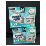 2- 200ct. Boxes of Tall 13-Gallon Kitchen Trash