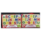 2 ABC & Dinosaur 2-pack puzzle sets