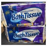 2- 45ct. Bags of Ultra Premium Bath Tissue Rolls