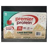 15-11fl oz Premium Protein cake batter shakes