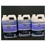 3- 1 Gallon Jugs of Floor Cleaner & Degreaser