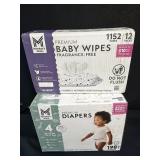 198ct. Box of Size 4 Premium Diapers