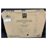 Hard-Arm Stadium Seat with Tension Seat Fabric