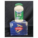 Kraft Grated Parmesan Cheese 4.5lb. Barilla penne