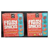 2- Fruity Snacks 100 pouches each box