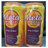 2-55oz Meta Muncie psyllium fiber supplement