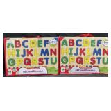 2 ABC & Dinosaur 2-pack puzzle sets